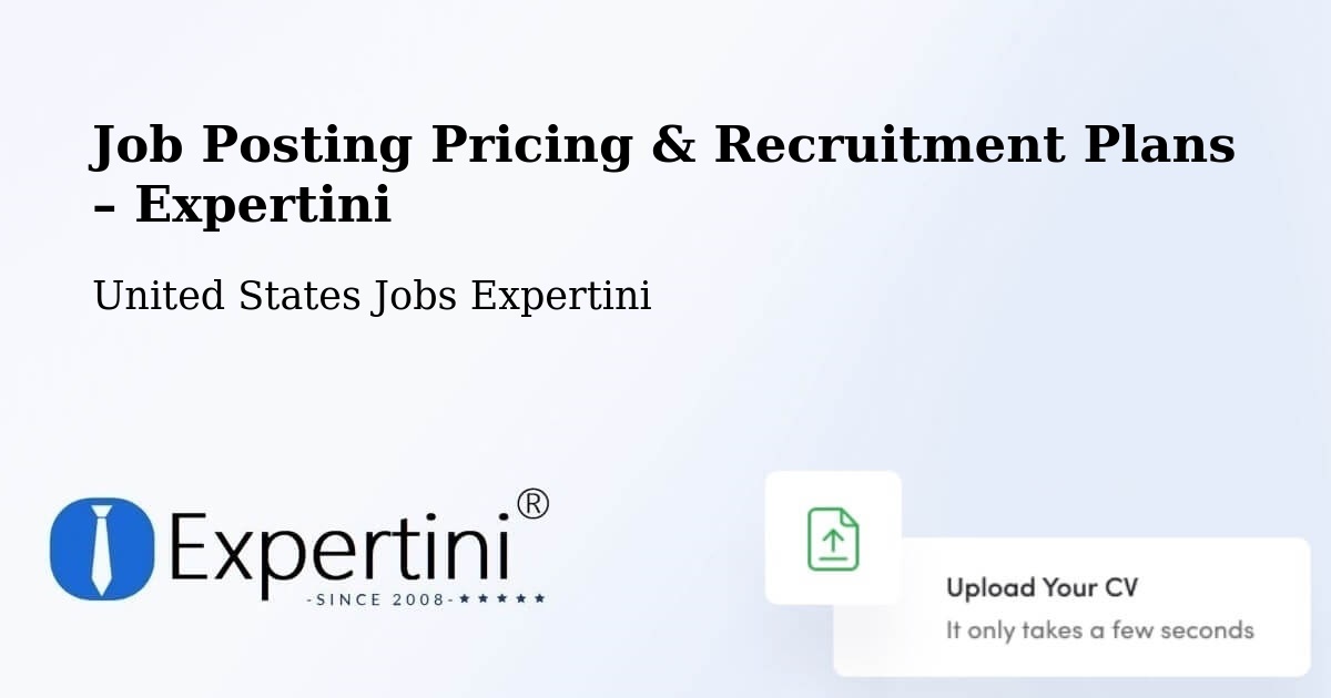 Job Posting Pricing & Recruitment Plans – Laton - Laton, United States Jobs Expertini